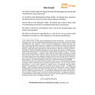 Creed Of The Ahlus-Sunnah Wal-Jamaaah By Muhammad Bin Salih Al-Uthaymin