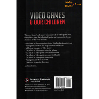 Video Games & Our Children By Shaykh Dr. Saeed Ibn Saalim Ad-Darmaki