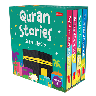 Quran Stories - Little Library - Vol.3 (4 Board Books Set) - Noble Books