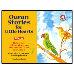 Quran Stories for Little Hearts Gift Box Age 4 (6 Books) By Saniyasnain Khan