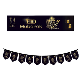Bumper Eid Mubarak Banners Bunting Balloons Decorate And Celebrate