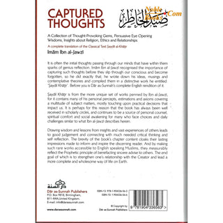 Captured Thoughts - A Collection of Thought-Provoking Gems, P ersuasive Eye Opening Wisdoms, Insights about Religion - Noble Books