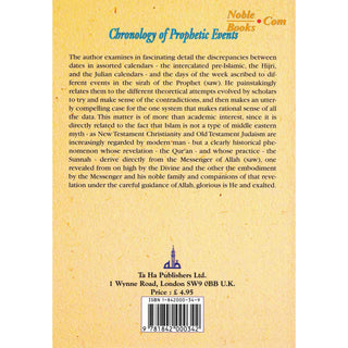 Chronology of Prophetic Events By Fazlur Rehman Shaikh