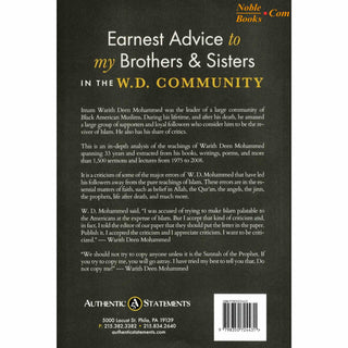 Earnest Advice to My Brothers and Sisters in the W.D Community by Rasheed Barbee,ISBN:9798350724431