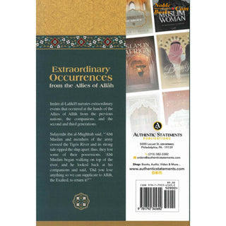 Extraordinary Occurrences from the Allies of Allah By Imam Al lalikai,ISBN:9781792345692