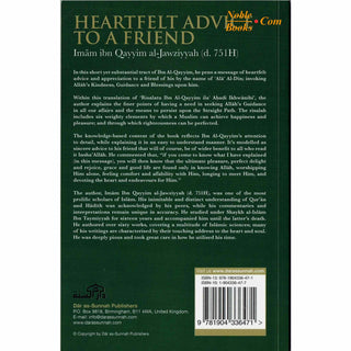 Heartfelt Advice To A Friend By Imam ibn Qayyim al-jawziyyah - Noble Books