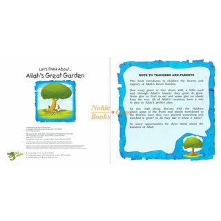Lets Think About Allah,s Great Garden By Ali Gator,ISBN: 9781921772320