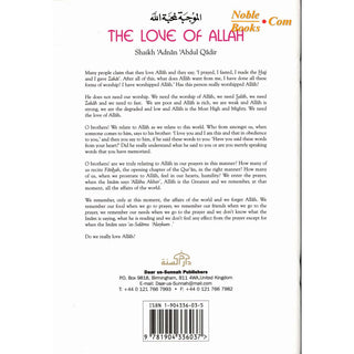 Love of Allah By Shaikh Adnan Abdul Qadir