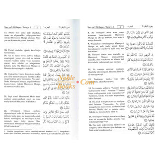 Noble Quran in Swahili Language (Arabic to Sawahili Language Translation)