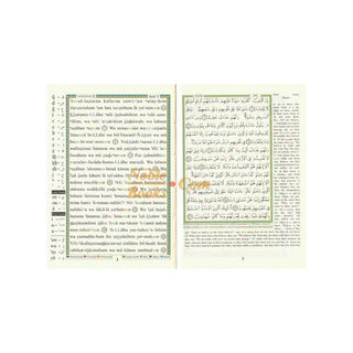 Tajweed Quran with meaning Translation and Transliteration in English Small 8x12 CM