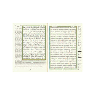 Tajweed Quran with meaning Translation and Transliteration in English Small 8x12 CM
