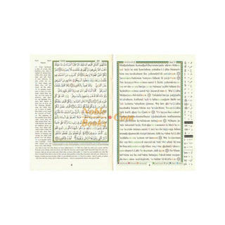 Tajweed Quran with meaning Translation and Transliteration in English Small 8x12 CM