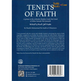 Tenets of Faith By Muhammad Ibn Saalih al-Utha,ISBN: 9781898649397