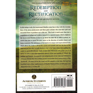 The Guaranteed Path Towards Redemption & Rectification For Incarcerated Muslim, ISBN:9781450721882