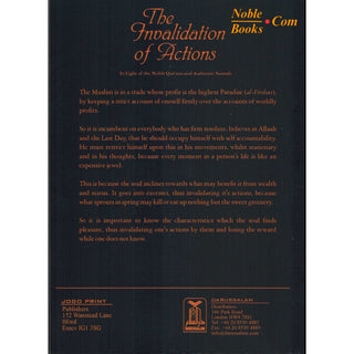 The Invalidation of Actions By Shaykh Saleem ibn Eid Al-Hilaali