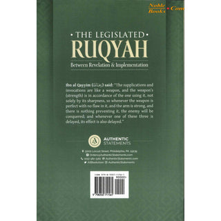 The Legislated Ruqyah Between Revelation & Implemenation by Shaykh falah Ibn Ismail Mandakar, ISBN:9798350711561