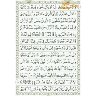 The Quran Arabic Only , 13 Lines Pakistani / Indian/ Persian Script Cream paper (Size XL,13.5 x 10 x 1.7 Inch) 2010 Edition ,(Ref 111-2010)