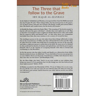 The Three That follow To The Grave By Ibn Rajab Al- Hanbali - Noble Books