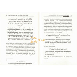 The Ruling On The One Who Leaves Off The Prayer By Shaykh Muhammad Taqiud-Deen al-Hilali,ISBN:9798350721713