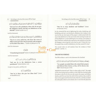 The Ruling On The One Who Leaves Off The Prayer By Shaykh Muhammad Taqiud-Deen al-Hilali,ISBN:9798350721713
